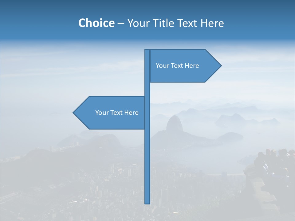 Sea Panoramic City PowerPoint Template