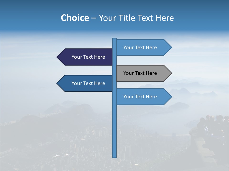 Sea Panoramic City PowerPoint Template