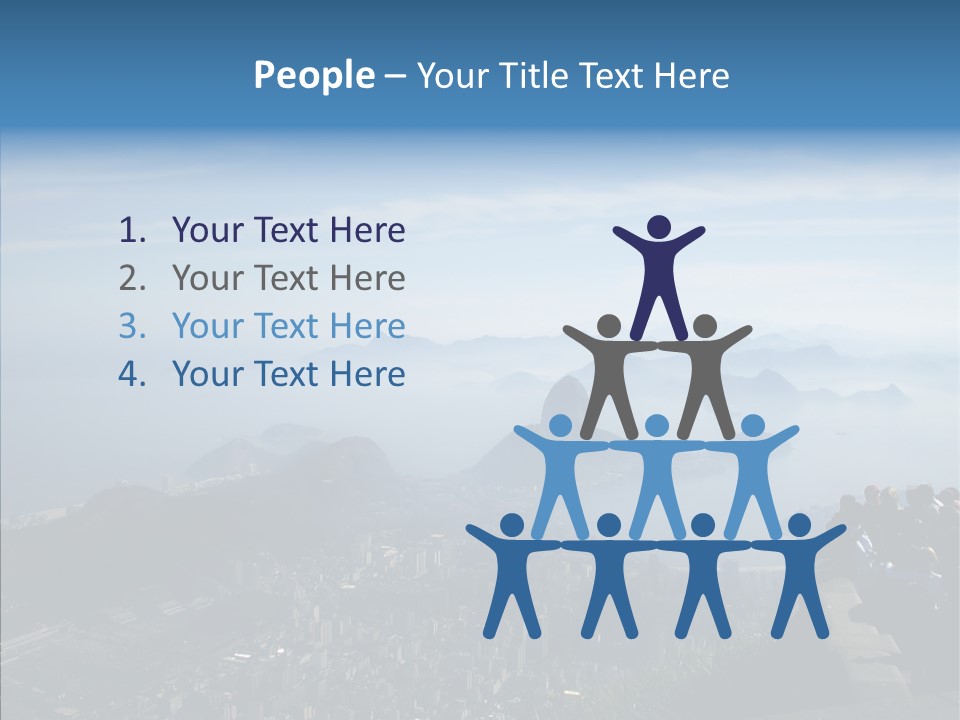 Sea Panoramic City PowerPoint Template