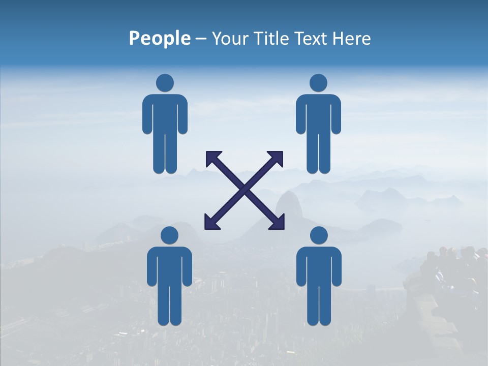 Sea Panoramic City PowerPoint Template