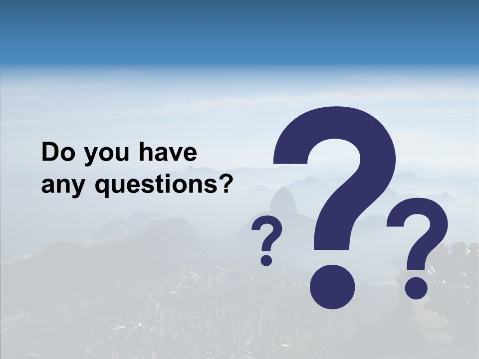 Sea Panoramic City PowerPoint Template