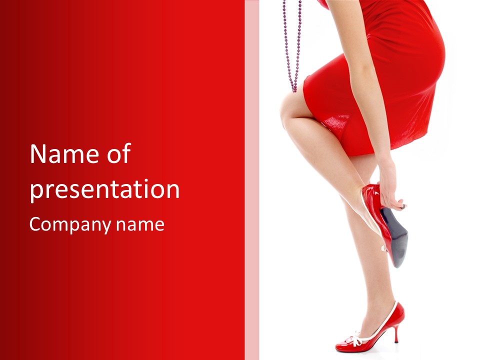 Clothing People High PowerPoint Template