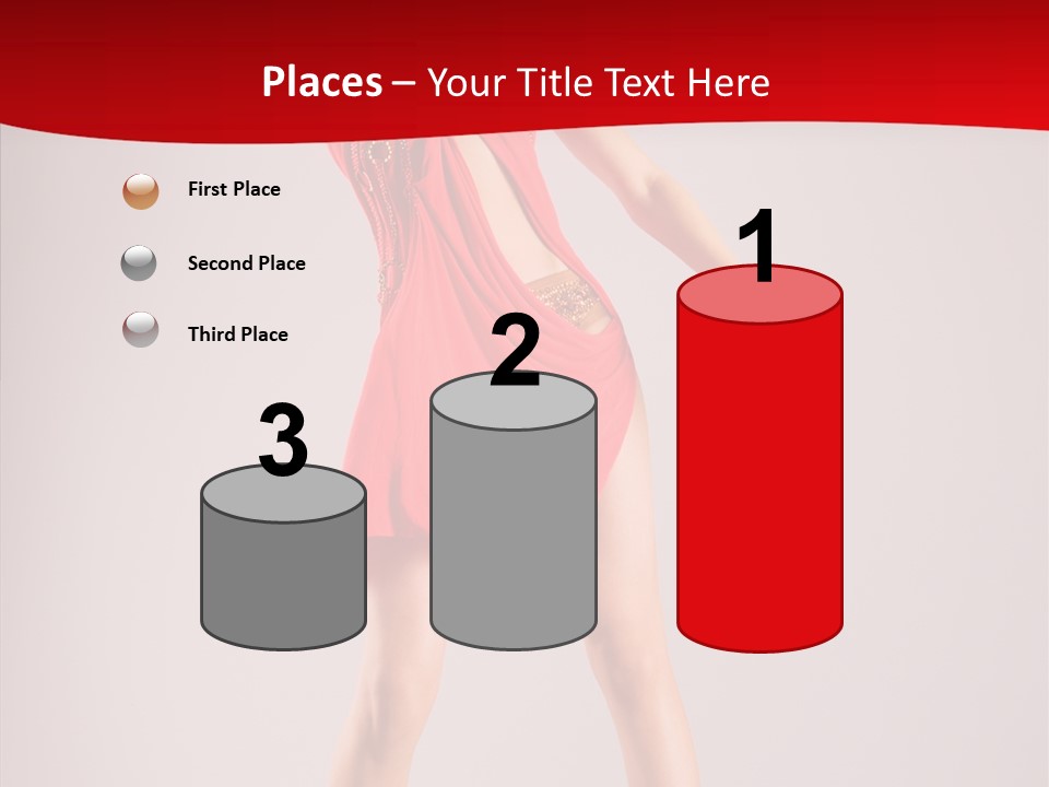 Woman Elegance Black PowerPoint Template