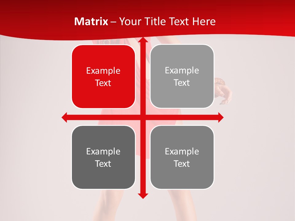 Woman Elegance Black PowerPoint Template