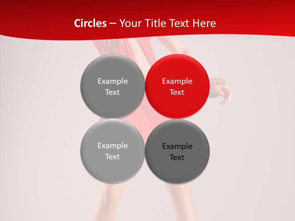 Woman Elegance Black PowerPoint Template