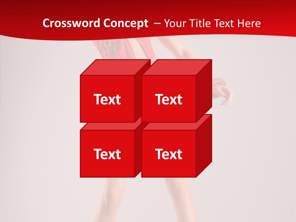 Woman Elegance Black PowerPoint Template