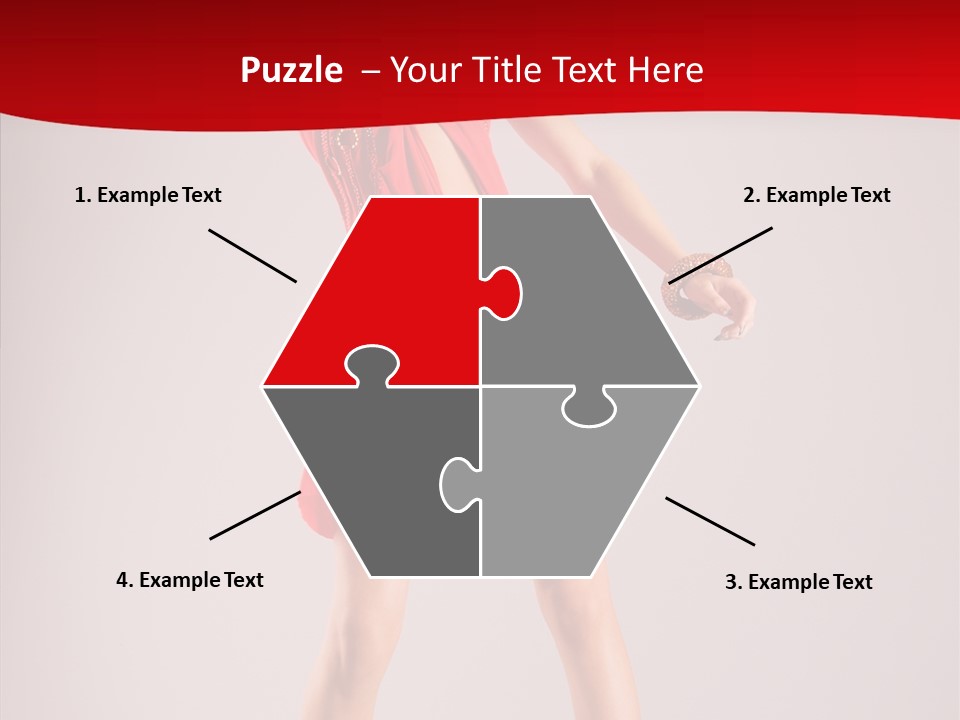 Woman Elegance Black PowerPoint Template