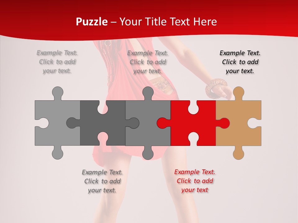 Woman Elegance Black PowerPoint Template