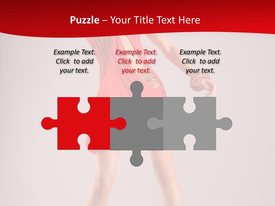 Woman Elegance Black PowerPoint Template