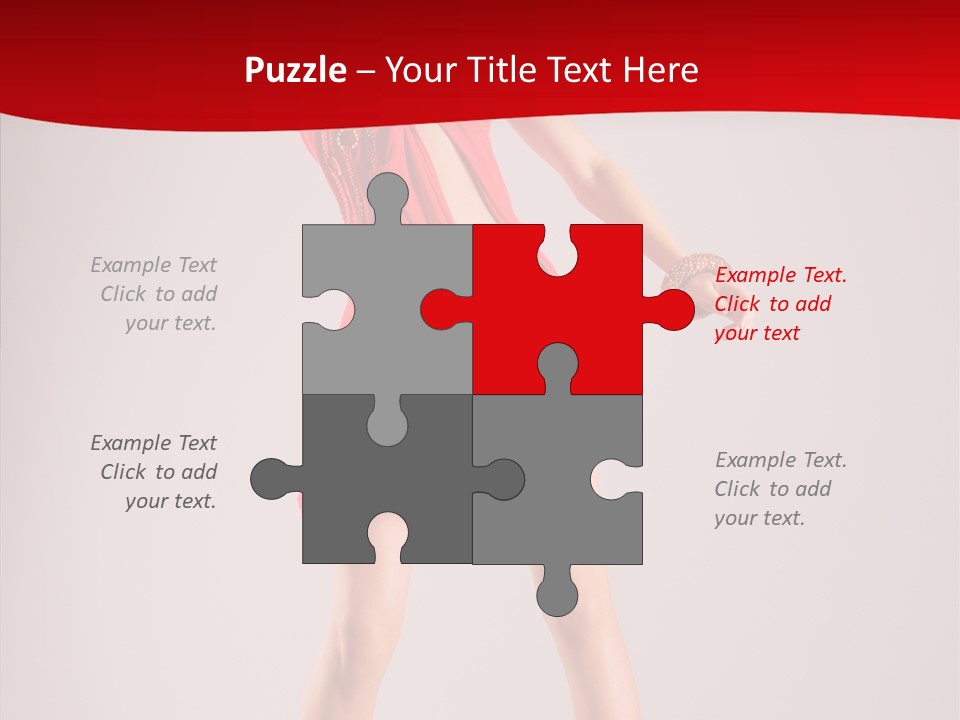 Woman Elegance Black PowerPoint Template