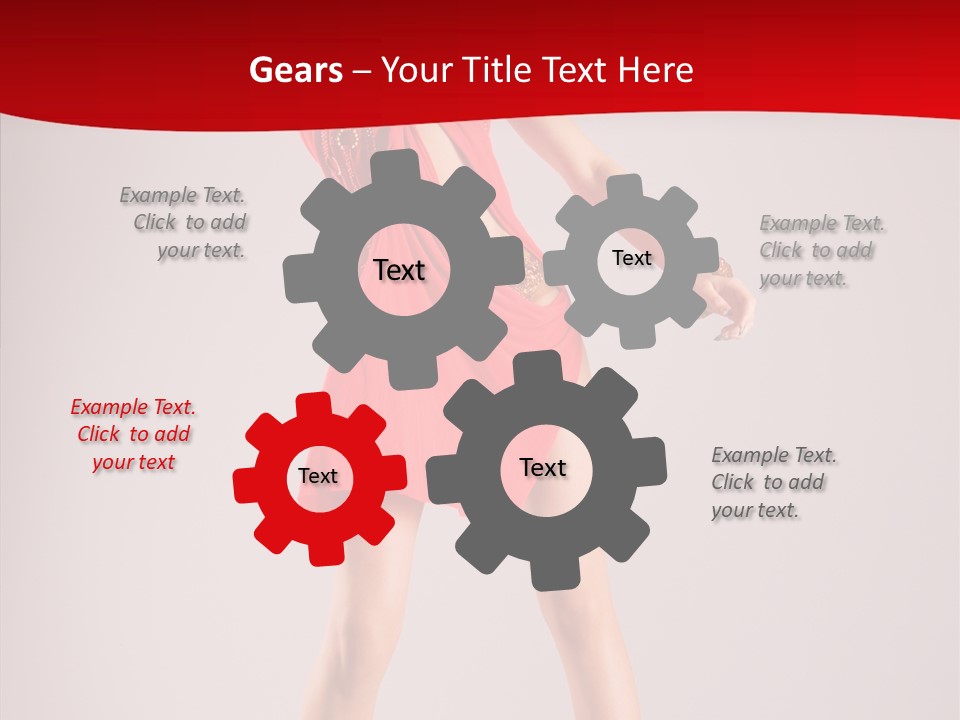 Woman Elegance Black PowerPoint Template