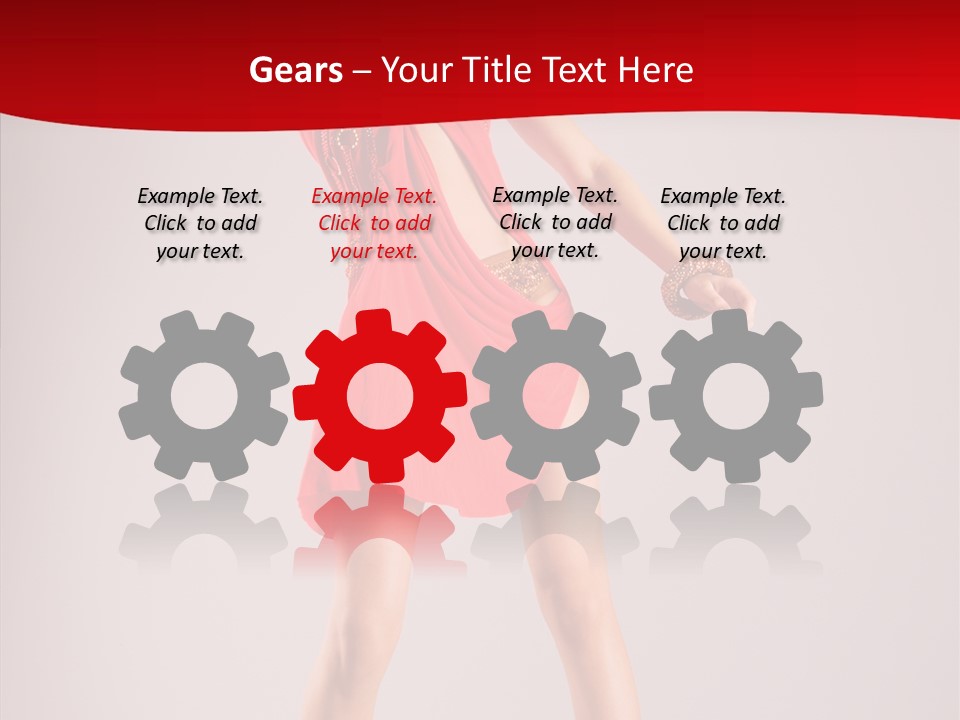 Woman Elegance Black PowerPoint Template