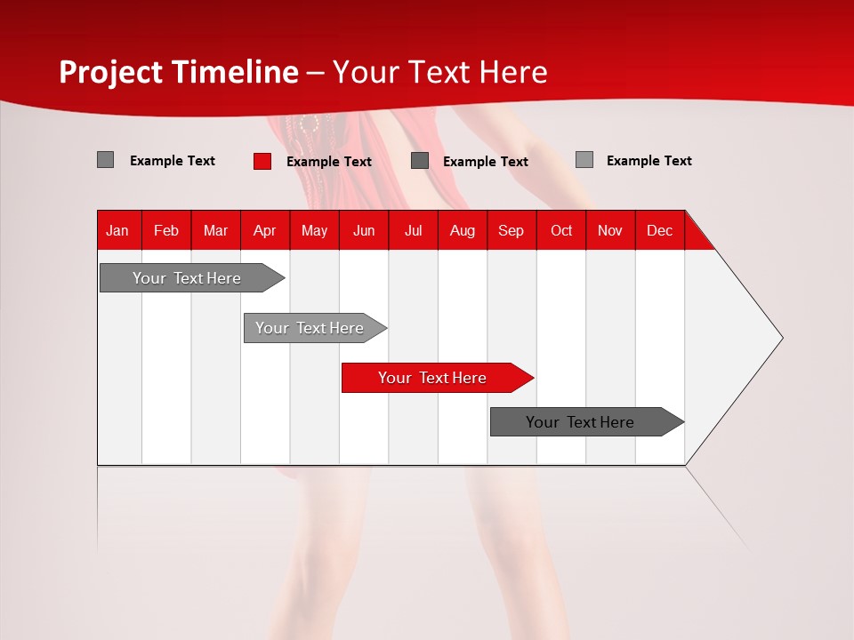 Woman Elegance Black PowerPoint Template