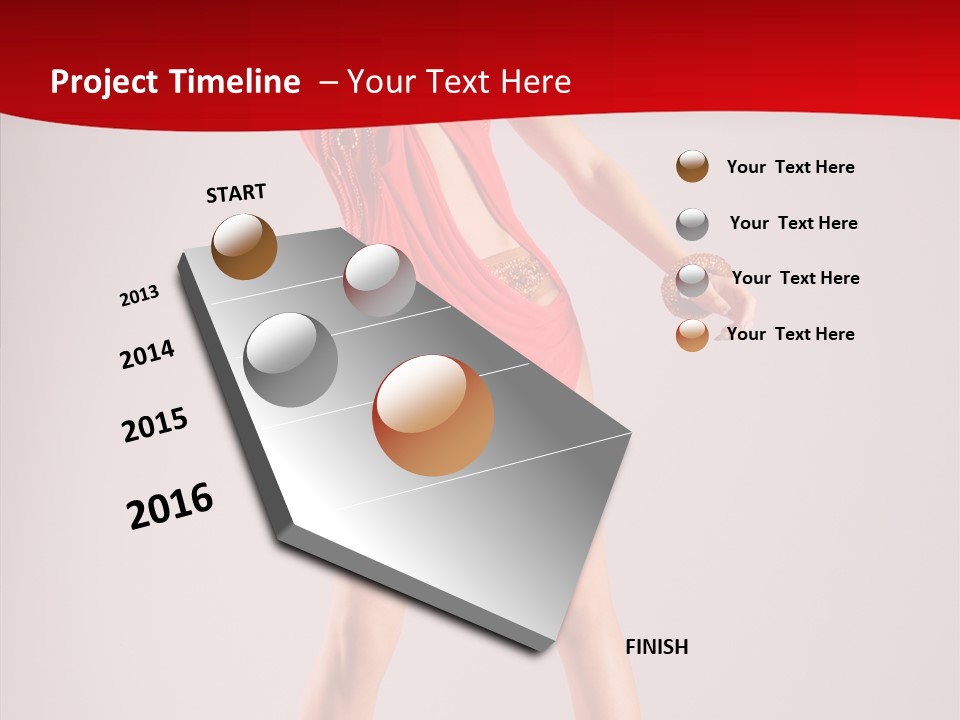 Woman Elegance Black PowerPoint Template