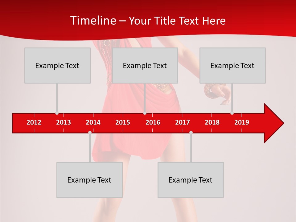 Woman Elegance Black PowerPoint Template