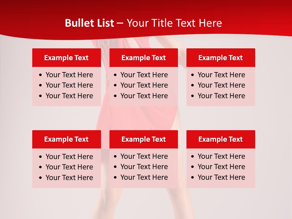 Woman Elegance Black PowerPoint Template