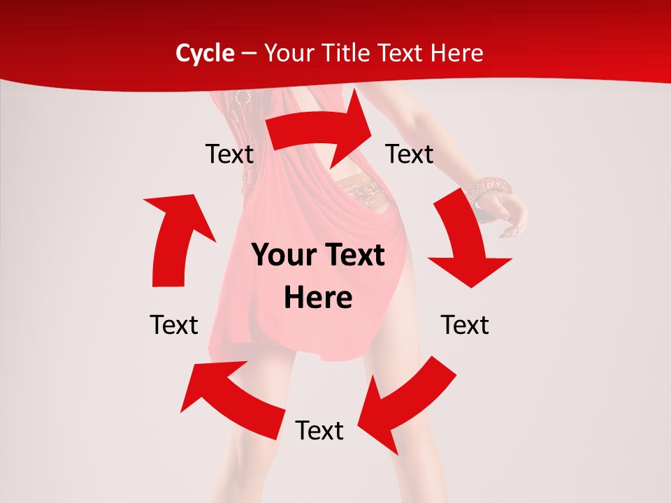 Woman Elegance Black PowerPoint Template