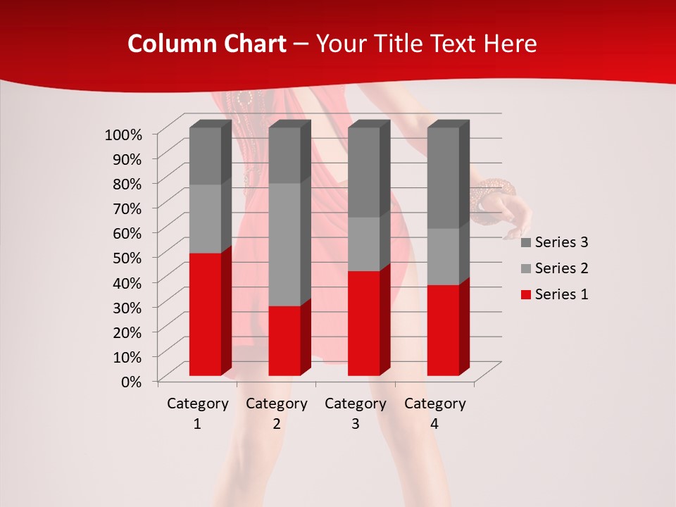 Woman Elegance Black PowerPoint Template