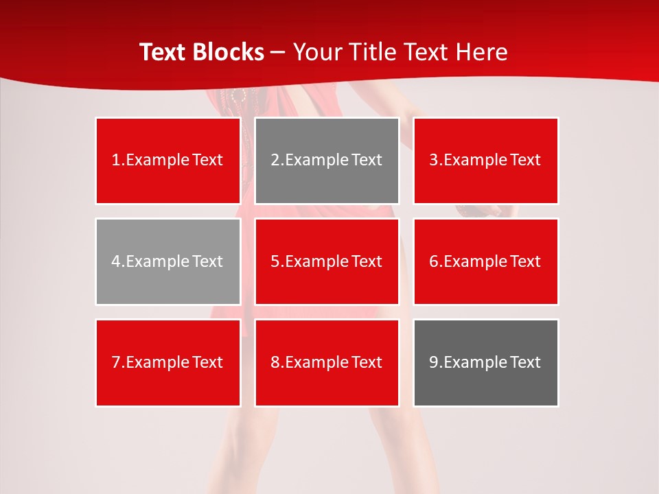 Woman Elegance Black PowerPoint Template