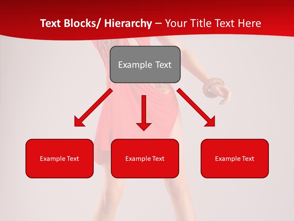 Woman Elegance Black PowerPoint Template