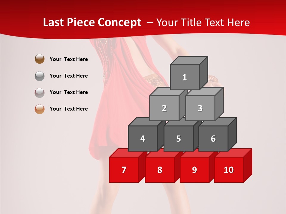 Woman Elegance Black PowerPoint Template