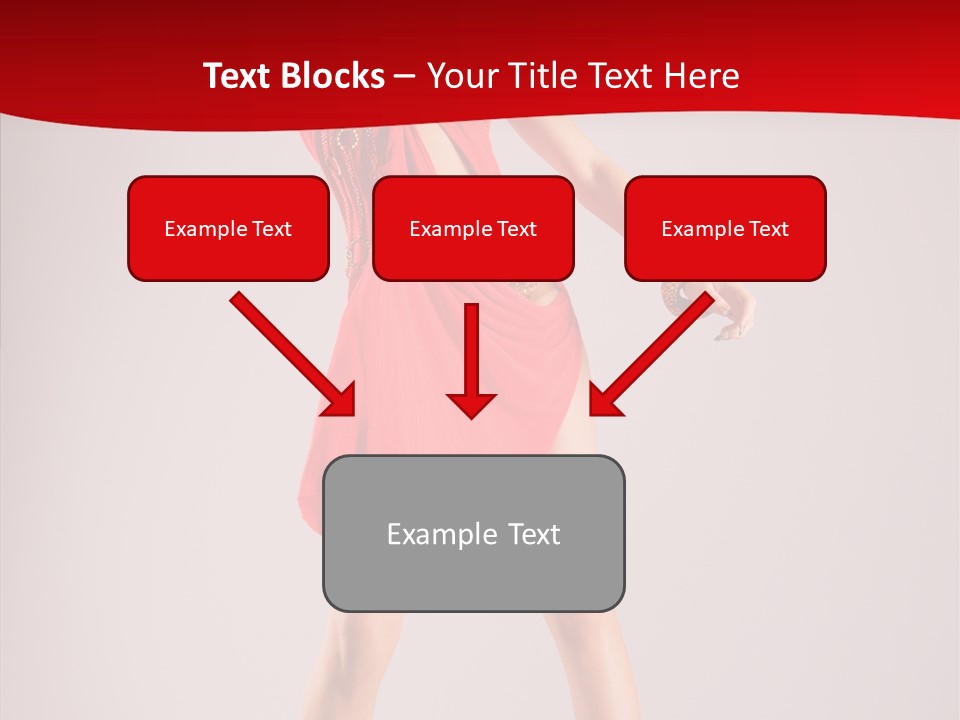 Woman Elegance Black PowerPoint Template