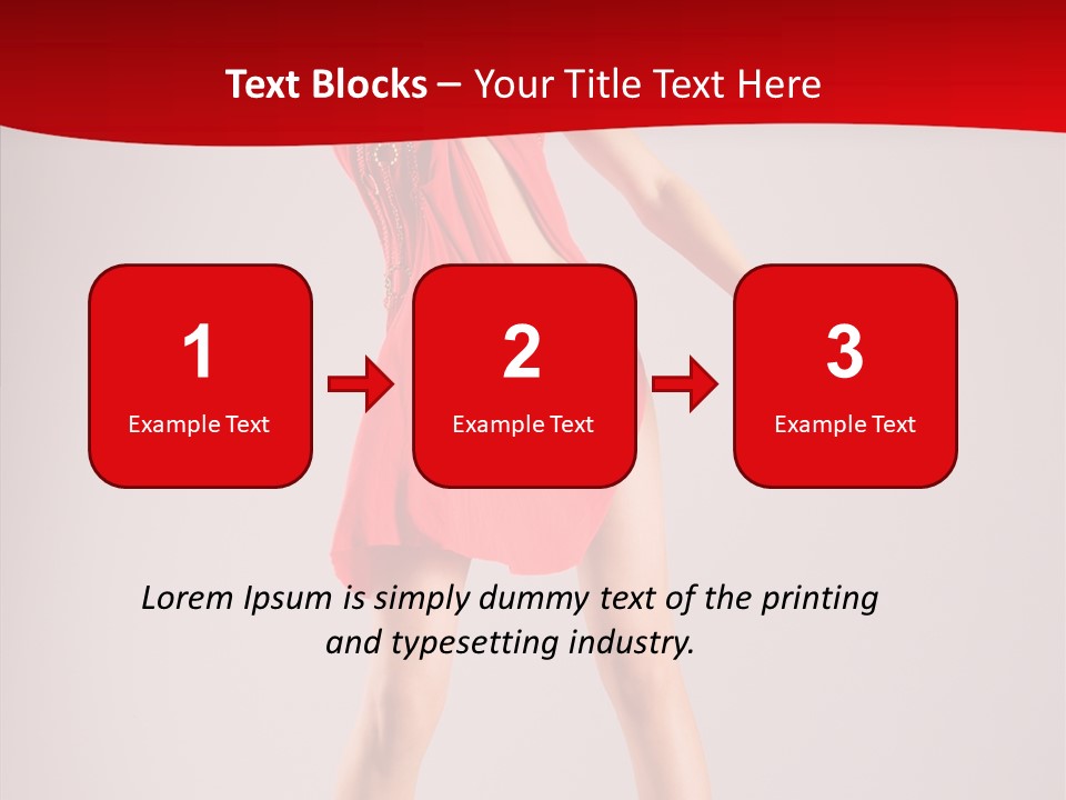 Woman Elegance Black PowerPoint Template