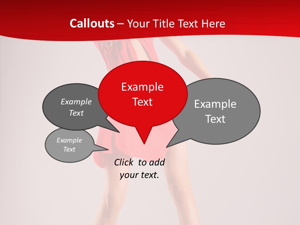 Woman Elegance Black PowerPoint Template