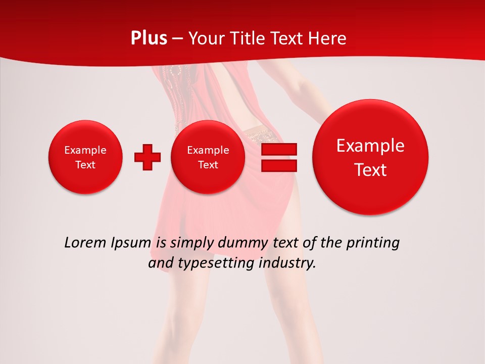 Woman Elegance Black PowerPoint Template