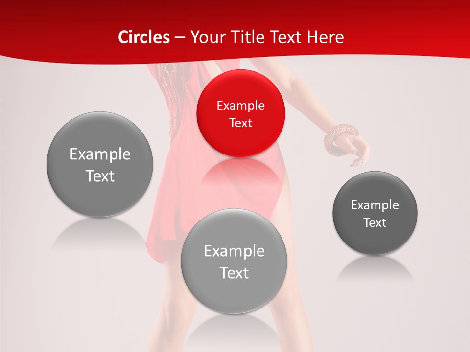 Woman Elegance Black PowerPoint Template