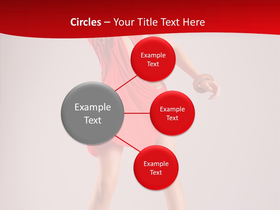 Woman Elegance Black PowerPoint Template