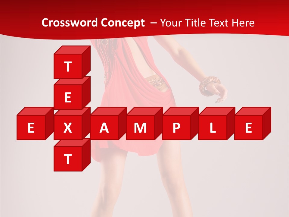 Woman Elegance Black PowerPoint Template