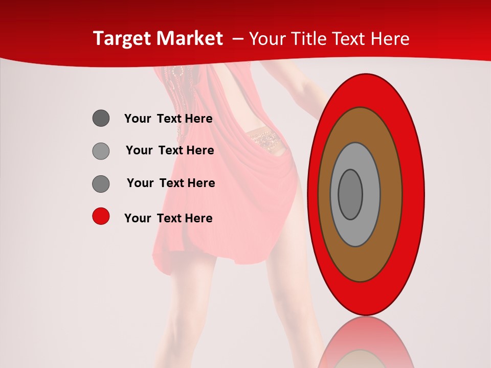 Woman Elegance Black PowerPoint Template