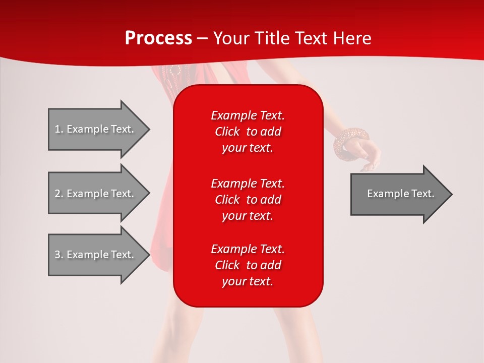 Woman Elegance Black PowerPoint Template