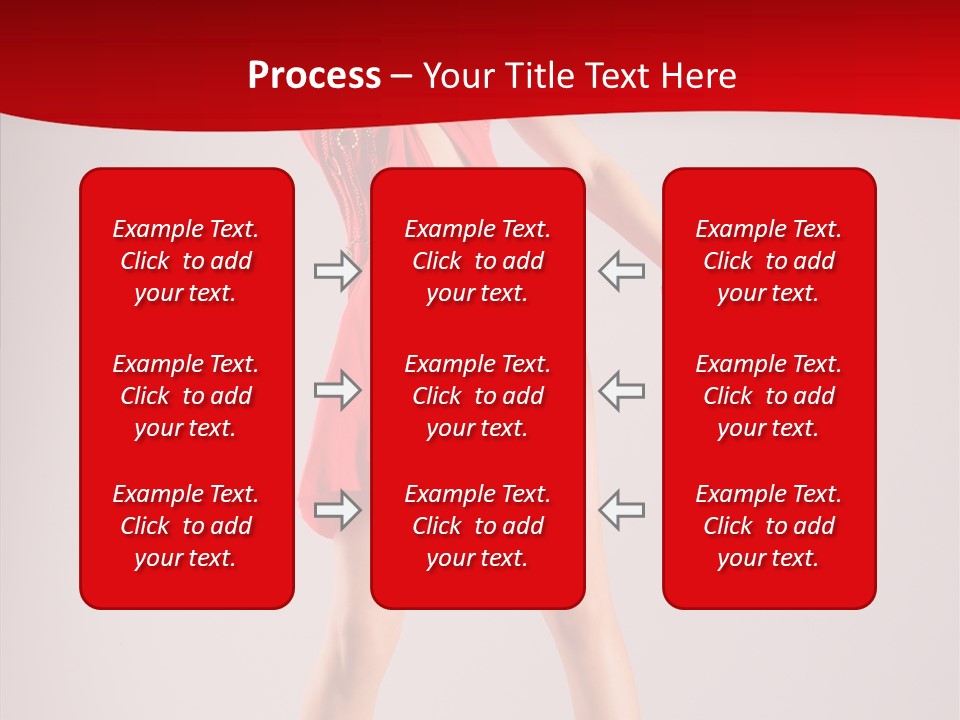 Woman Elegance Black PowerPoint Template