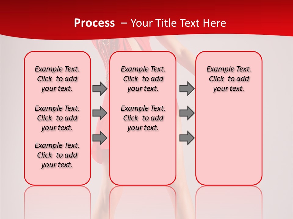 Woman Elegance Black PowerPoint Template