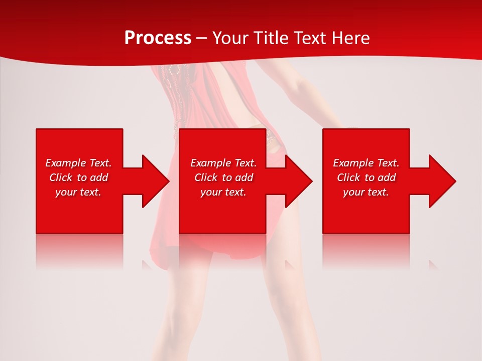 Woman Elegance Black PowerPoint Template