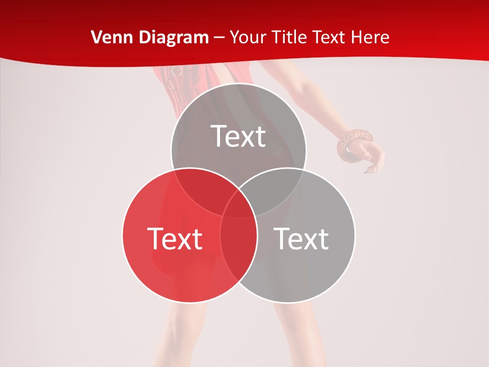 Woman Elegance Black PowerPoint Template