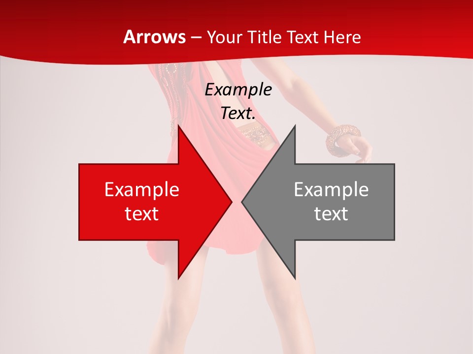 Woman Elegance Black PowerPoint Template