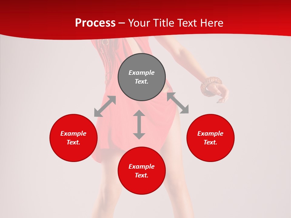 Woman Elegance Black PowerPoint Template