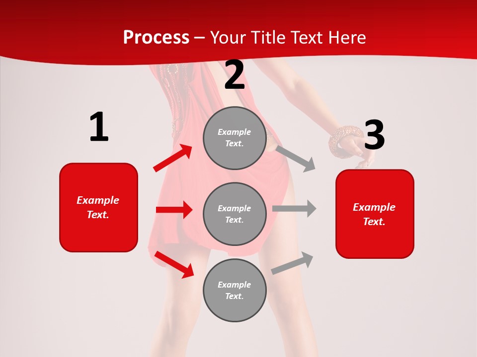 Woman Elegance Black PowerPoint Template