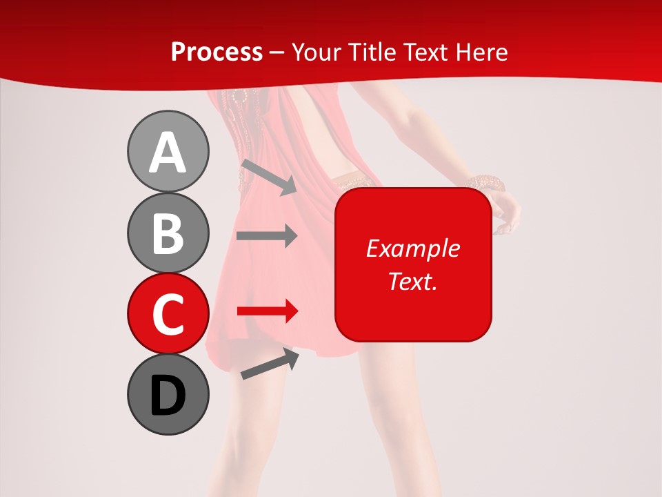 Woman Elegance Black PowerPoint Template