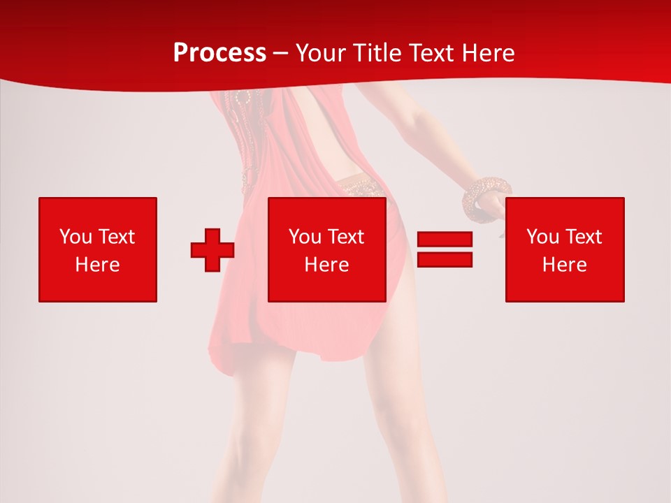 Woman Elegance Black PowerPoint Template