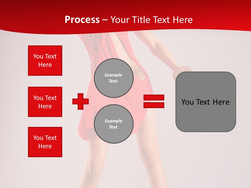 Woman Elegance Black PowerPoint Template