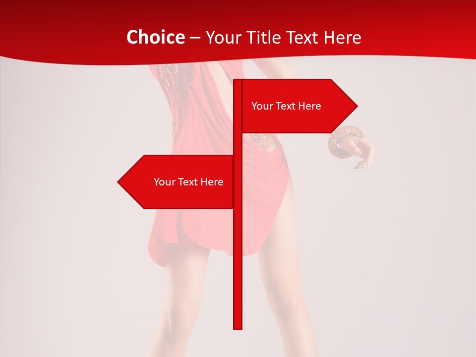 Woman Elegance Black PowerPoint Template