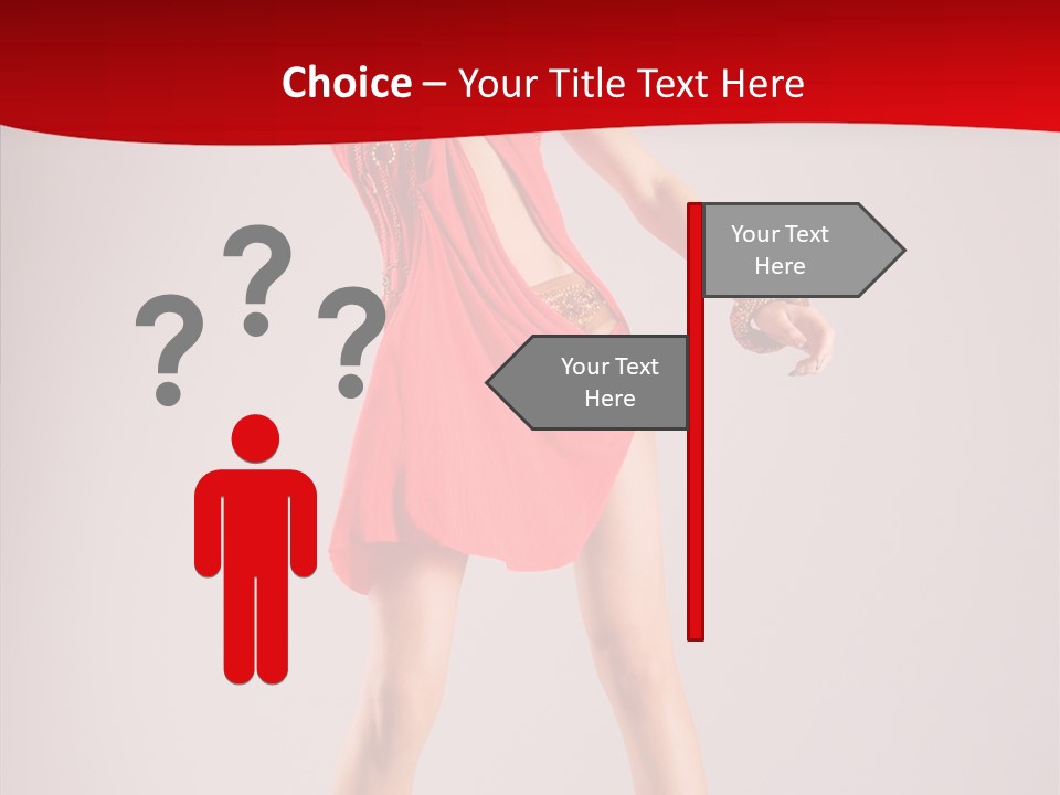 Woman Elegance Black PowerPoint Template