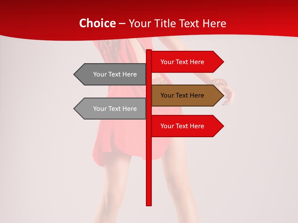 Woman Elegance Black PowerPoint Template