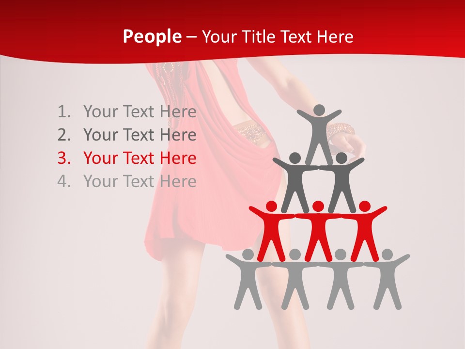 Woman Elegance Black PowerPoint Template