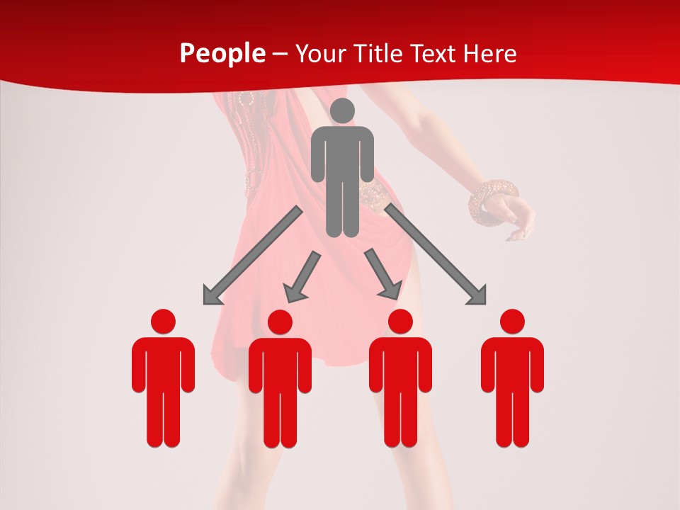 Woman Elegance Black PowerPoint Template