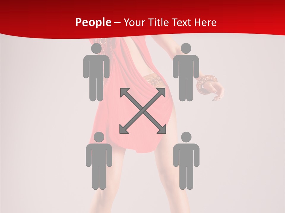 Woman Elegance Black PowerPoint Template